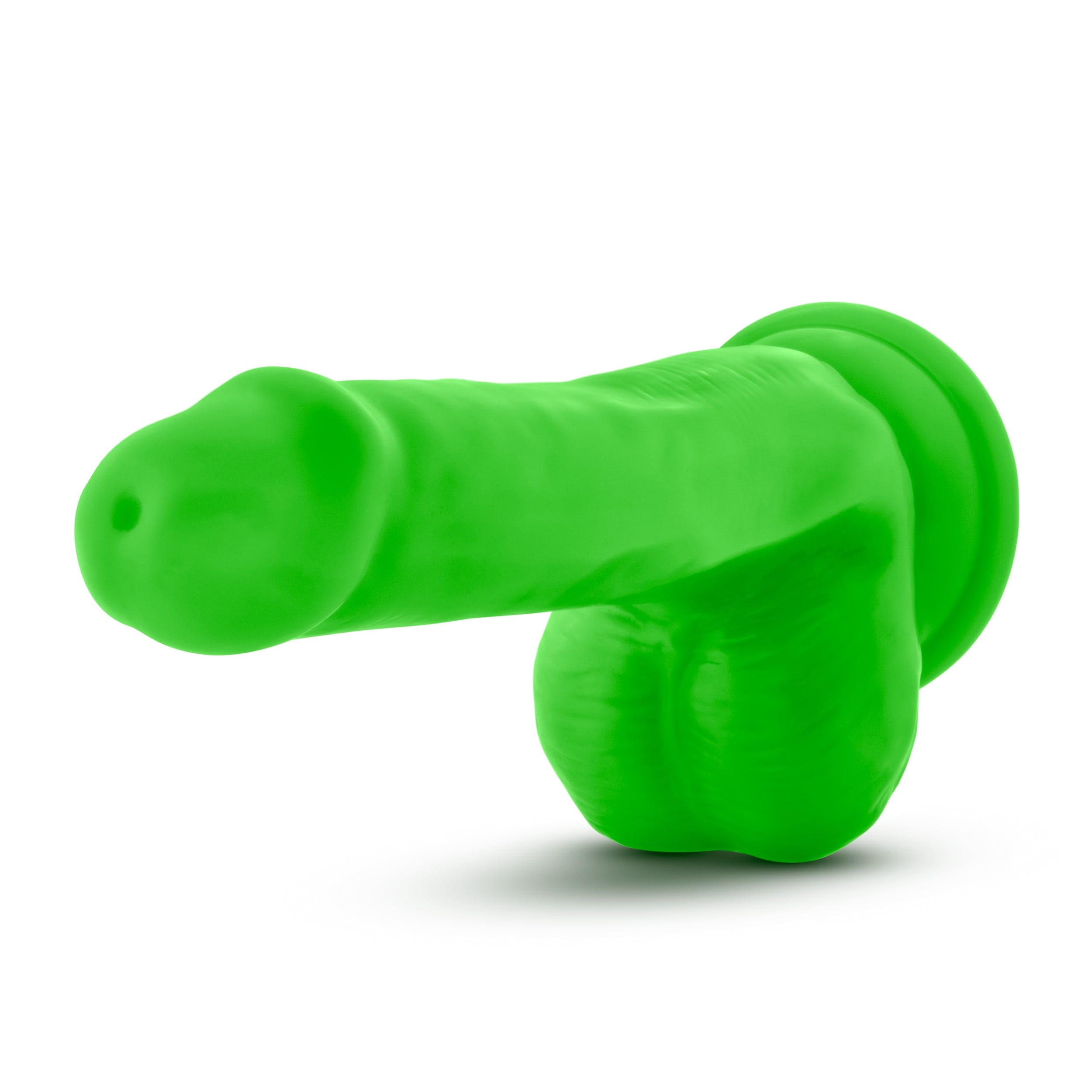 Neo Elite 6 Inch Silicone Dual Density Cock with Balls Neon Green > Dildos > Realistic Dildos Main image