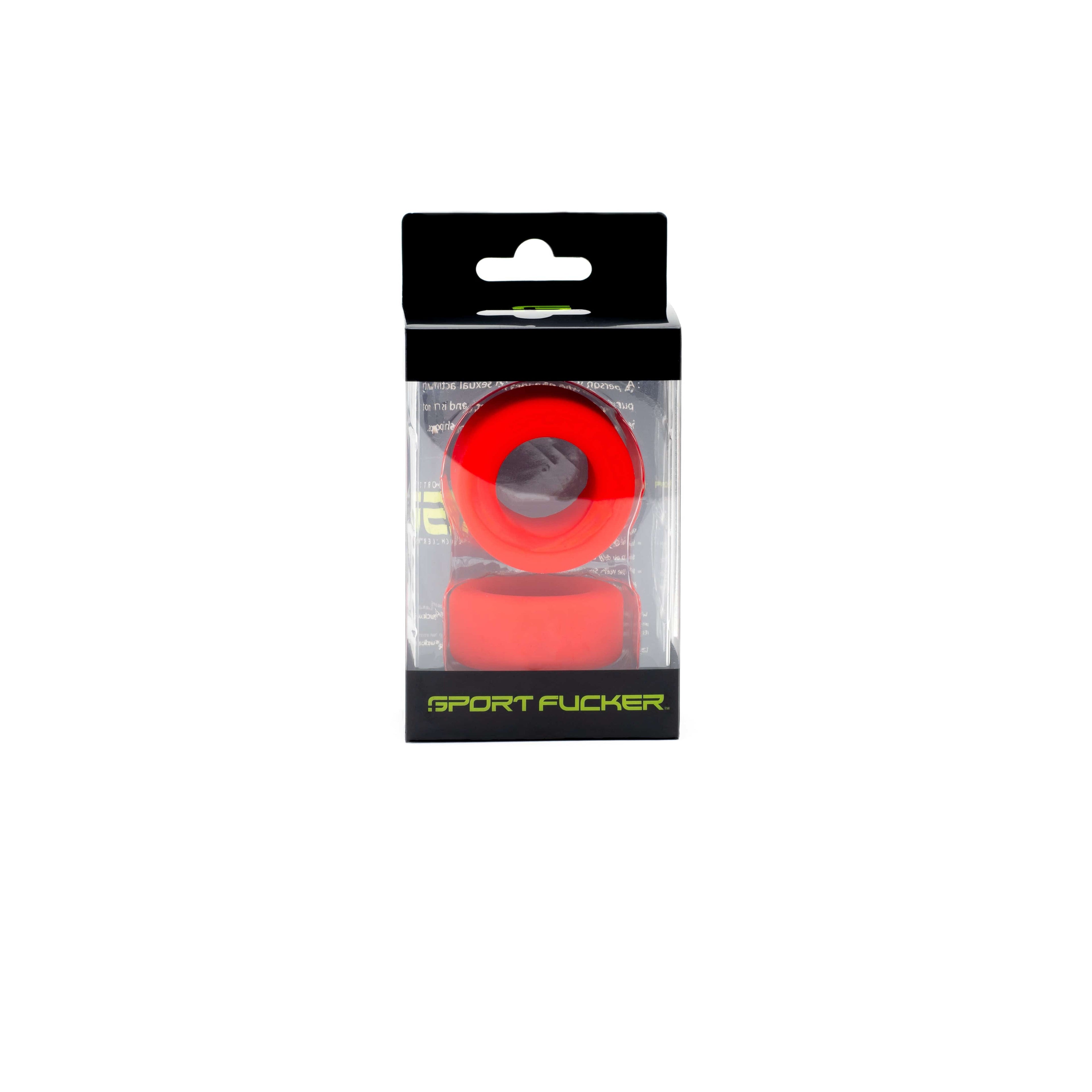 Nutt Job Set by Sport Fucker Red Comfortable Rings - Cock and Ball Set Red > Cock Ring > Sets