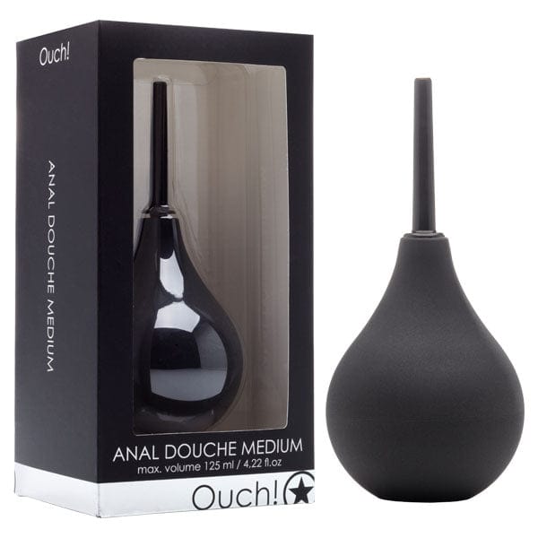 Ouch Anal Douche Medium 125 mls Black Douches