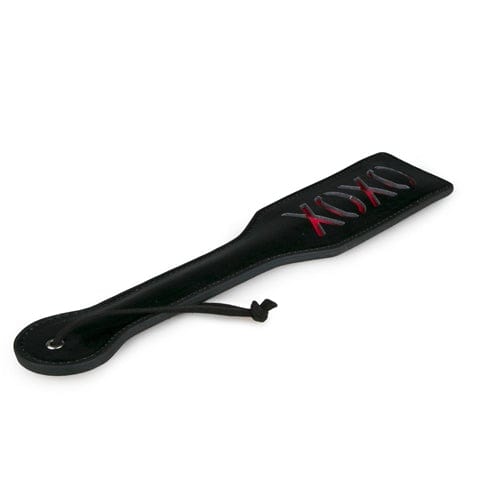 Paddle XOXO Black – Spanking Paddle with Red Cutout Lettering for Discipline > Bondage Gear > Paddles