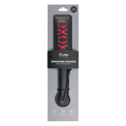 Paddle XOXO Black Adult Toy for Playful Discipline Black Whips & Paddles