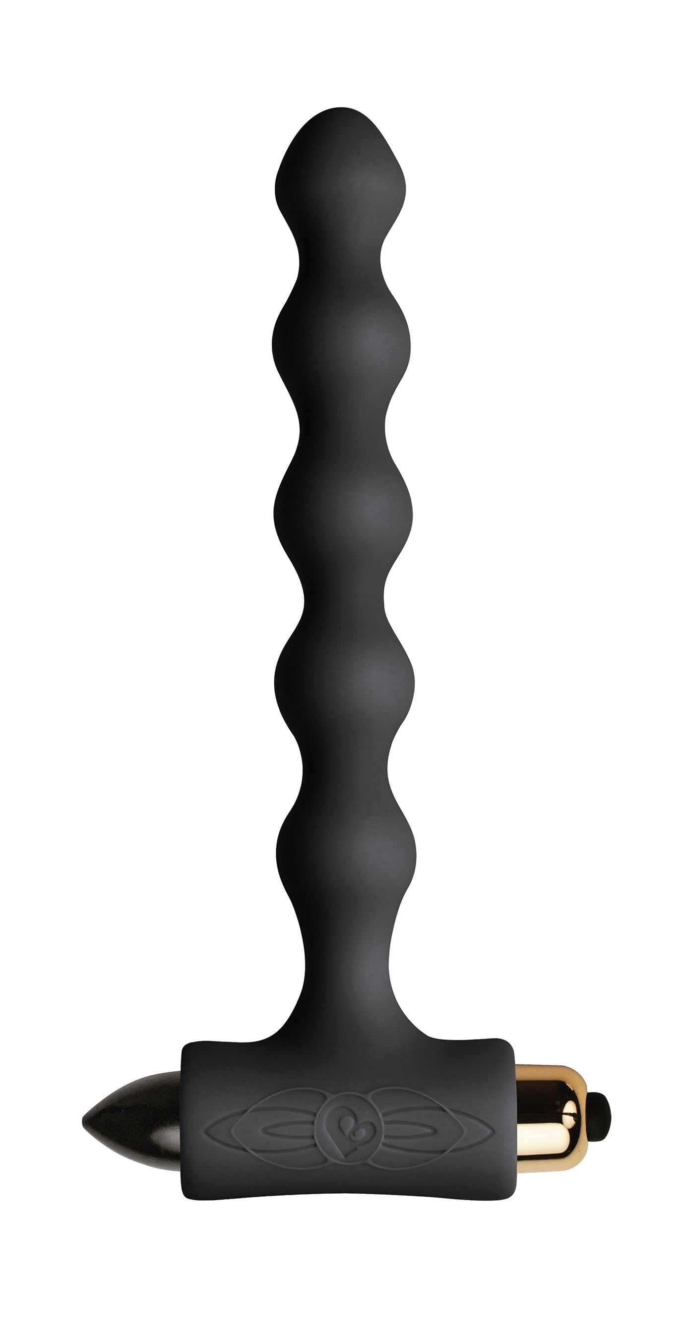Petite Sensations Pearls Black Vibrating Anal Beads - 6.75 Inch > Anal Range > Anal Beads