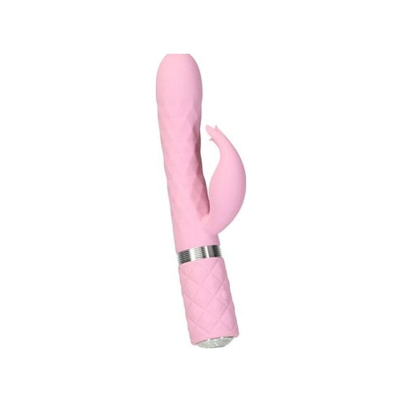 Pillow Talk Lively Pink Rabbit Dual Massager 8 Inch Clitoral Stimulator > Vibrators > Ladies > Rabbit Main image