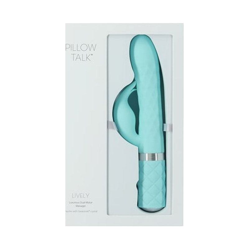 Pillow Talk Lively Teal Rabbit Vibrator > Vibrators > Ladies > Rabbit