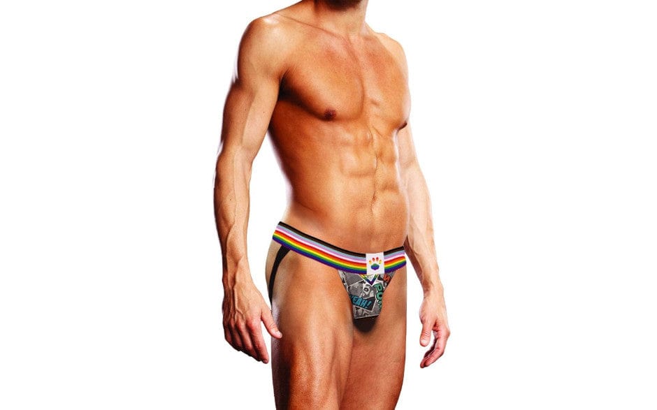 Prowler Comic Book Jockstrap with Vibrant Waistband > Clothes > Jockstraps Main image