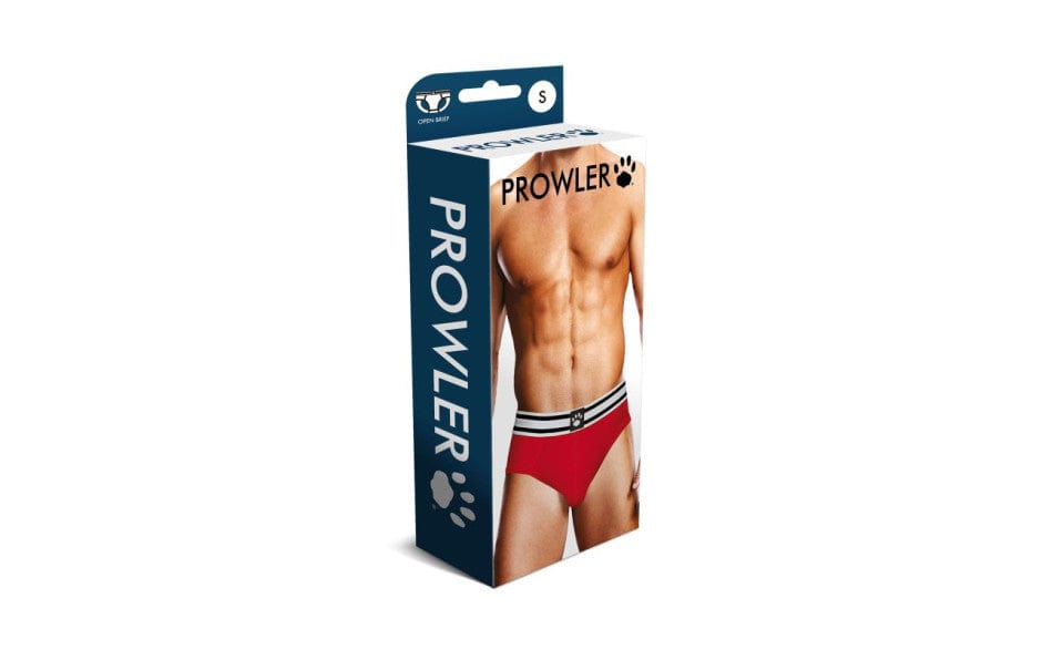 Prowler Open Back Brief White/Red > Clothes > Open Back Underwear