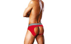 Prowler Open Back Brief White/Red > Clothes > Open Back Underwear