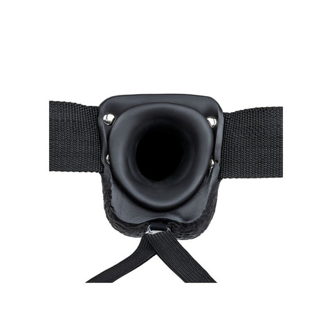 REALROCK Vibrating Hollow Strapon + Balls - 18cm STRAP-ONS