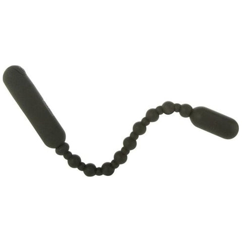 Rechargeable Booty Beads Black - Flexible Vibrating Toy > Anal Range > Anal Beads