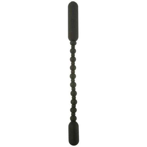 Rechargeable Booty Beads Black - Flexible Vibrating Toy > Anal Range > Anal Beads