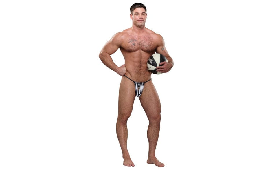 Male Power Referee Novelty G-String – Stretchy Polyester Spandex Men’s Underwear > Clothes > Mens G-Strings