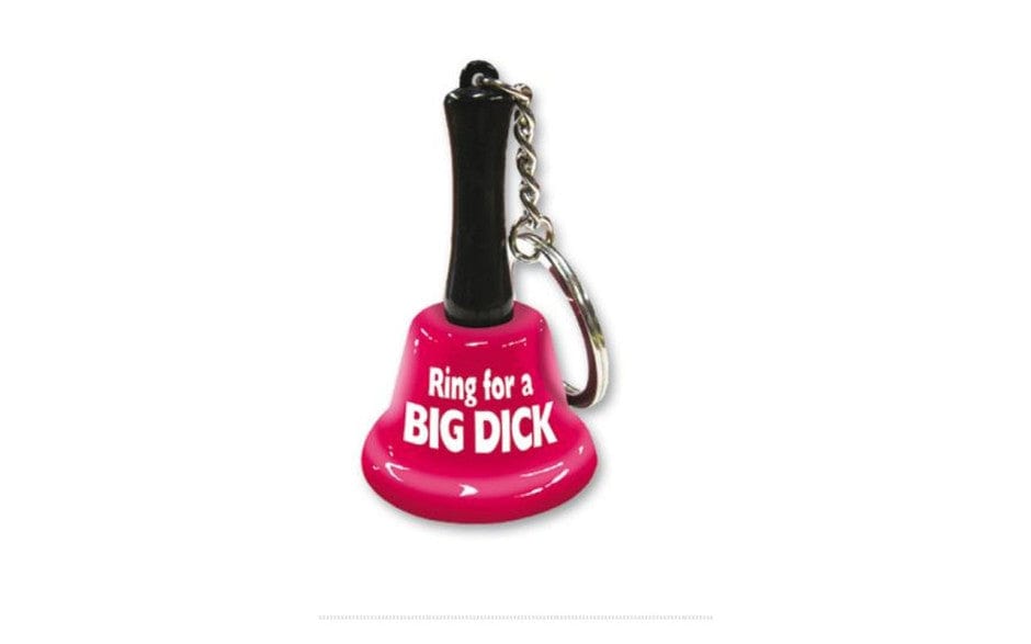 Ring For A Big Dick Mini Bell Keychain – Novelty Keychain Accessory > Novelties > Gag Gifts