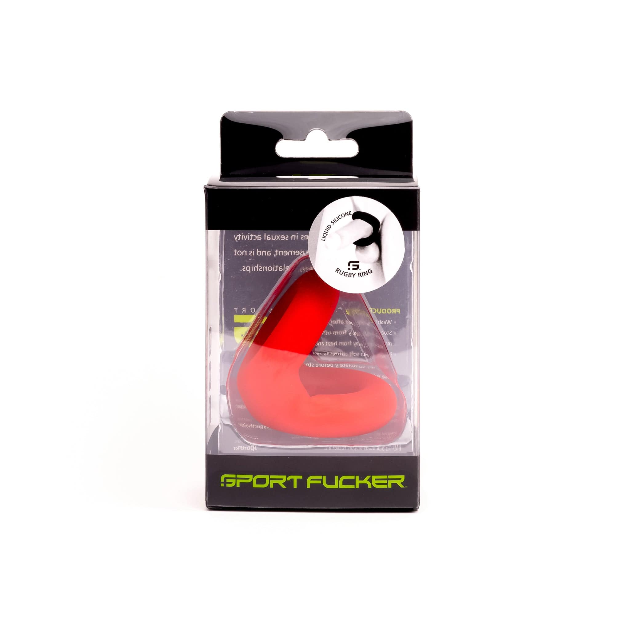 Rugby Ring By Sport Fucker Red Comfortable Width Cock Ring > Cock Ring > Sling