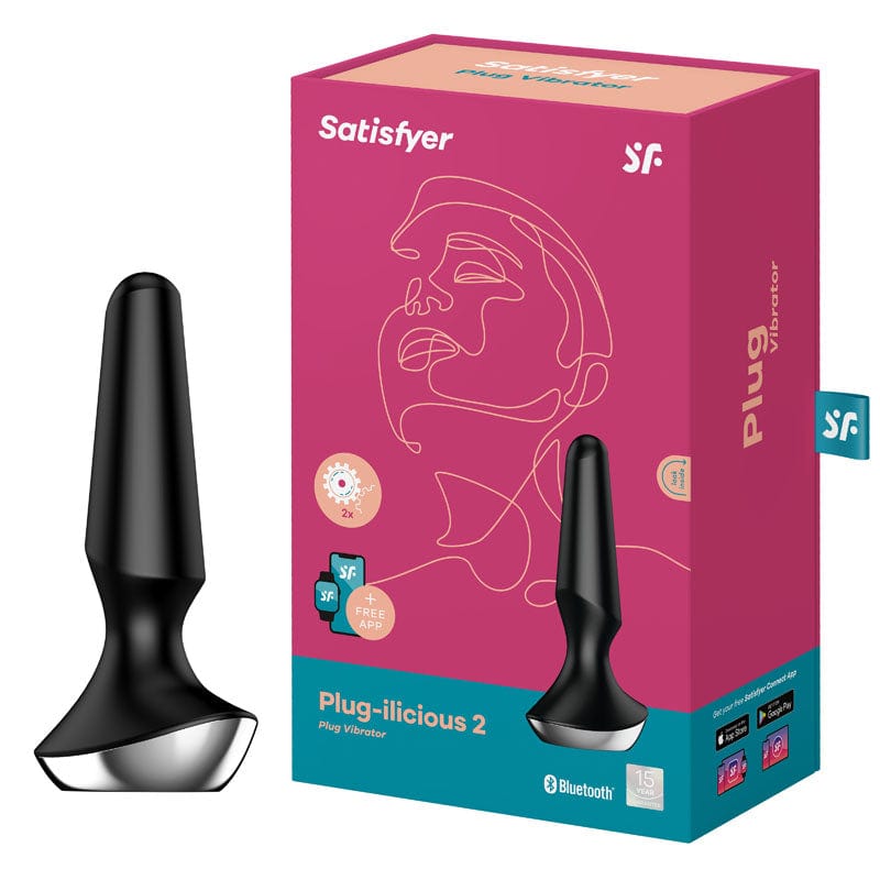 Satisfyer Plug-Ilicious 2 Ergonomic Anal Vibrator > Anal Range > Vibrating Butt Plugs