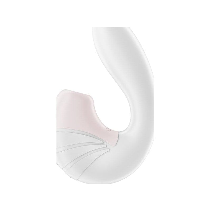 Satisfyer Supernova G Spot Clit Suction Vibrator White Suction Stimulator