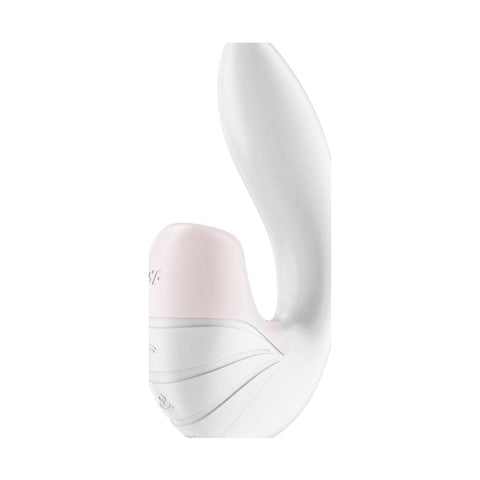 Satisfyer Supernova G Spot Clit Suction Vibrator White Suction Stimulator