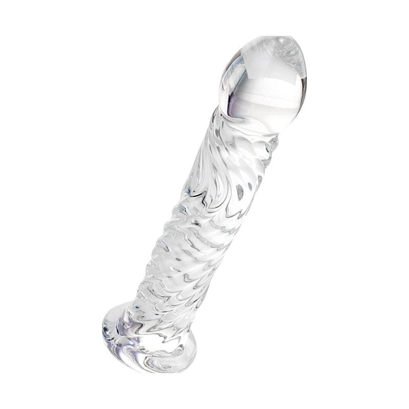 Sexus Glass Dildo Clear 16 Centimeters Body Safe DONGS Glass