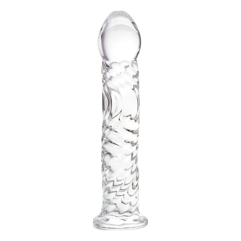 Sexus Glass Dildo Clear 16 Centimeters Body Safe DONGS Glass