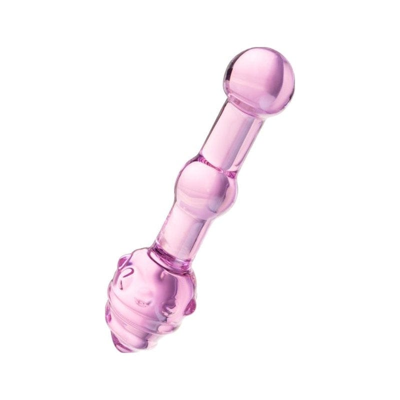 Sexus Glass Dildo Pink 17cm Elegant Design Body Safe Secondary image