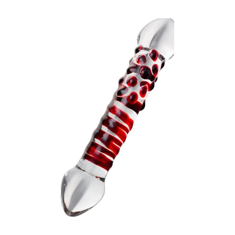 Sexus Glass Dildo Red Delight 19cm Elegant > Glass > Dildos