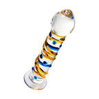 Sexus Glass Dildo Yellow 17.2 Centimeters Body Safe > Glass > Dildos