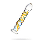 Sexus Glass Dildo Yellow 17.2 Centimeters Body Safe > Glass > Dildos