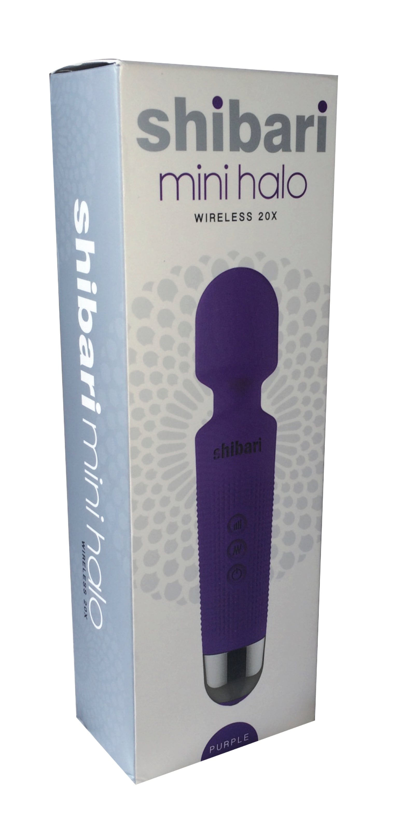 Shibari Mini Halo Wireless 20X Purple Compact Massager Electric Massager