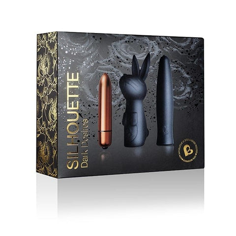 Silhouette - Dark Desires Beginner Vibrator Set - Black Default Title Couples Toys