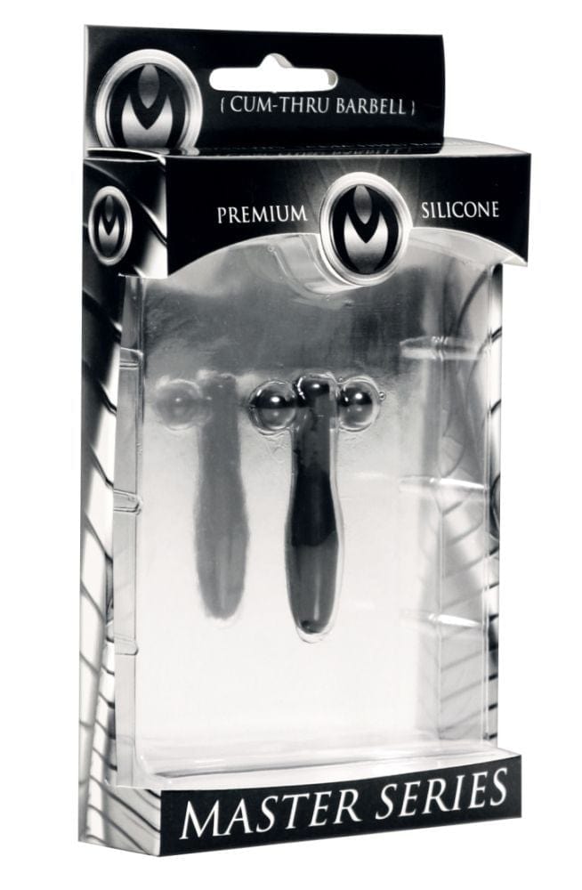 Silicone Cum-Thru Barbell Penis Plug – Flexible Lightweight Urethral Toy > Sex Toys For Men > Sounding Rods Main image