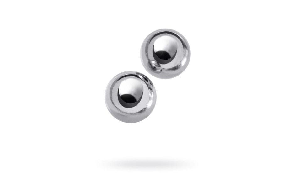 Silver Metal 2 Piece Vaginal Balls 2.5cm Adult Pleasure Toy > Sex Toys For Ladies > Kegel Exercise Main image
