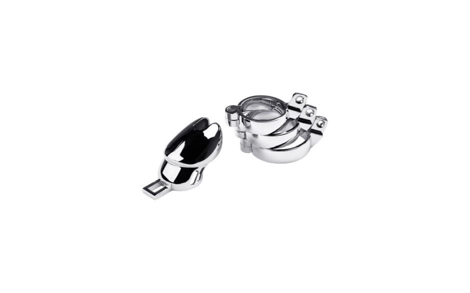 Silver Metal Chastity Cage Adjustable Durable Metal Construction Male Chastity Device > Bondage Gear > Male Chastity