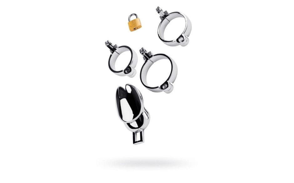 Silver Metal Chastity Cage Adjustable Durable Metal Construction Male Chastity Device > Bondage Gear > Male Chastity Main image