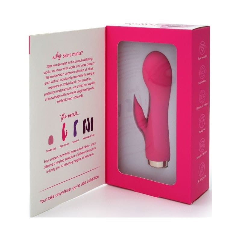 Skins Minis The Bijou Bunny Mini Vibrator 4 Inches – Mini Vibrator Secondary image