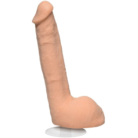 Small Hands Cock w Removable Vac-U-Lock Suction Cup Vanilla 9 Inch Dongs Celebrity