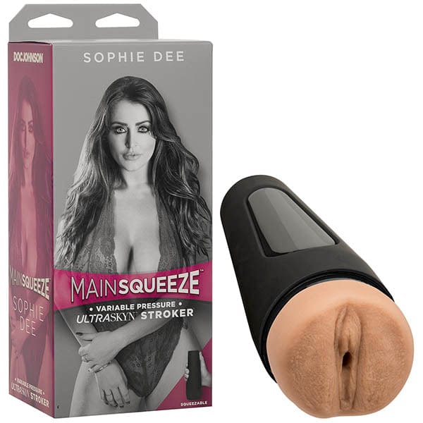 Doc Johnson Sophie Dee Main Squeeze – Realistic Masturbator with Adjustable Suction Grip > Sex Toys For Men > Masturbators > Pornstar Main image