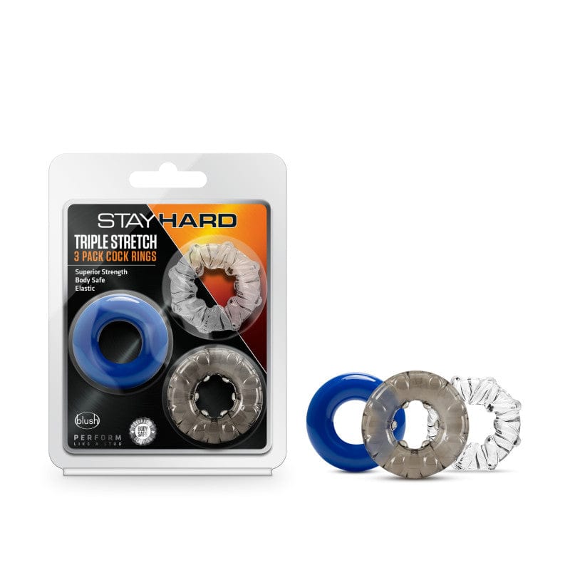 Stay Hard Triple Stretch Set of 3 – Comfortable Cock Rings > Cock Ring > Sets Main image