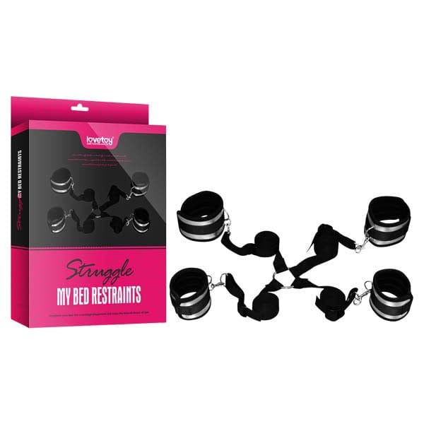 Struggle My Bed Restraints Wrist and Leg Cuffs Kit > Bondage Gear > Bed Restraints Main image