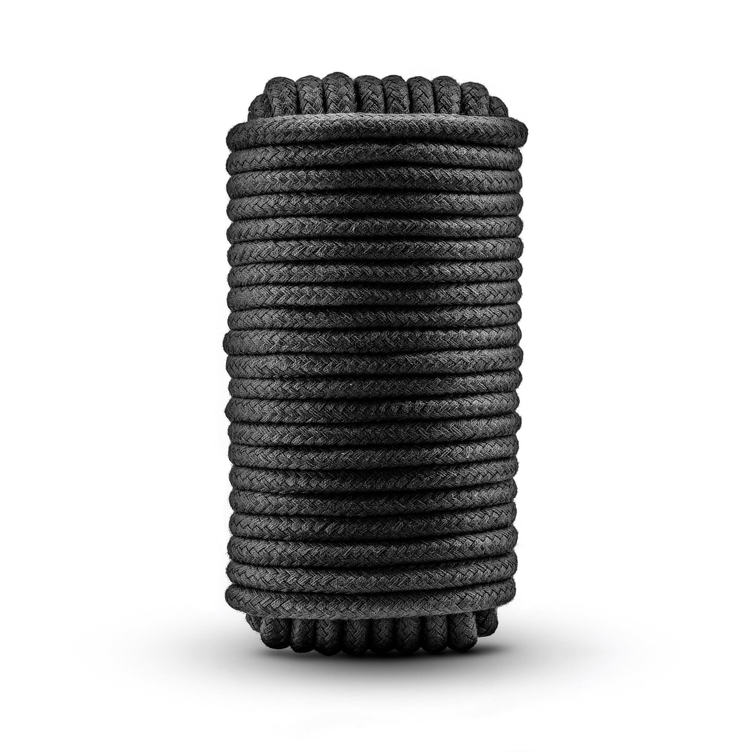 Temptasia Bondage Rope 10 Meter Soft Cotton Black Secondary image