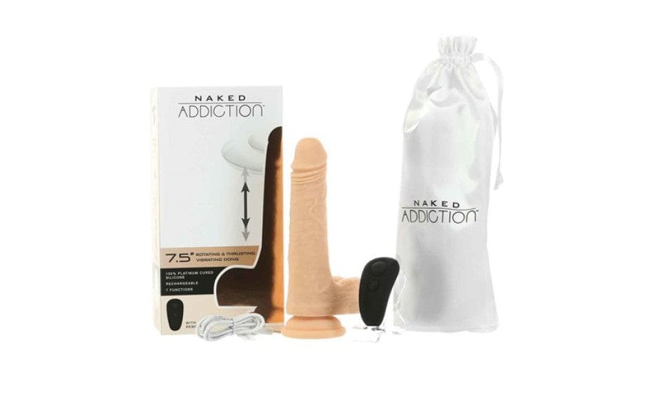 The Freak Vibrating Rotating Dong Remote-Controlled 7.5 Inch Realistic Dong Secondary image