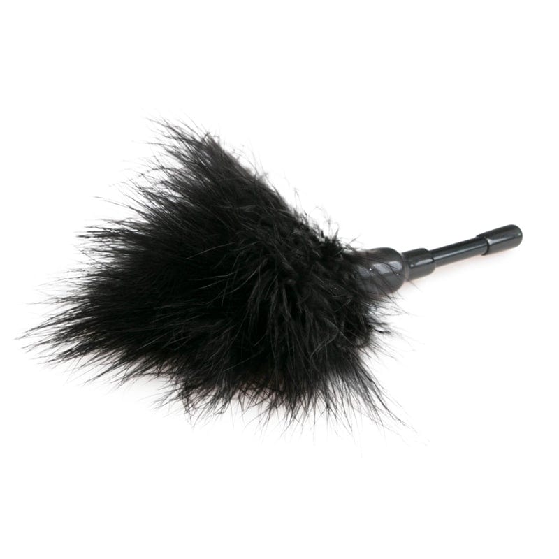 Tickler Black Small Feather Teaser for Sensational Foreplay Whips & Paddles
