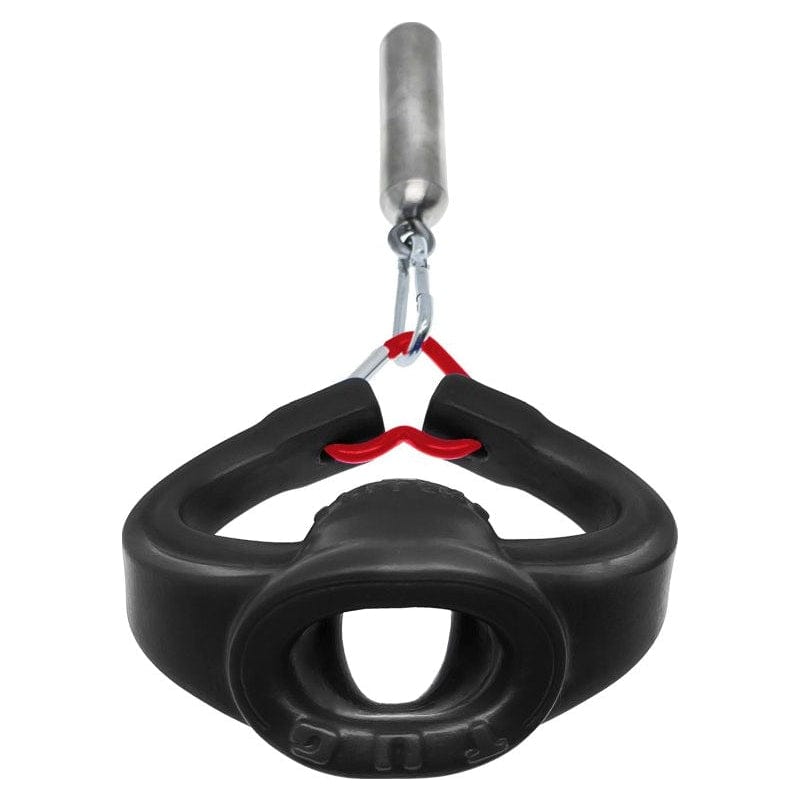 Tug Pull Down Ballstretcher Black Silicone > Sex Toys For Men > Ball Stretchers Main image