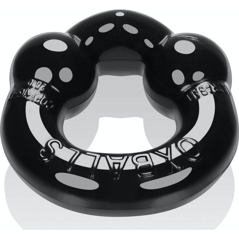 Ultraballs 2 Pack Cockring Black and Clear Secondary image