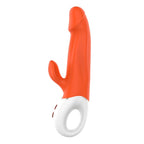 Wave Rabbit Orange Pleasure Device 227mm x 78mm > Vibrators > Ladies > Rabbit