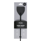 EasyToys Wide Crop Whip – Black Leather with Metallic Accents Impact Play Accessory > Bondage Gear > Crops
