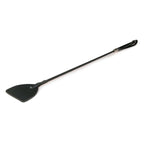 EasyToys Wide Crop Whip – Black Leather with Metallic Accents Impact Play Accessory > Bondage Gear > Crops