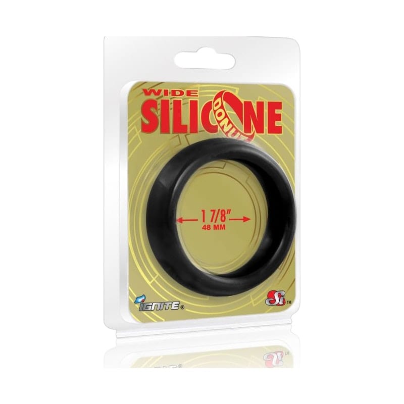 Wide Donut Black Cock Ring 48mm > Cock Ring > Single Main image