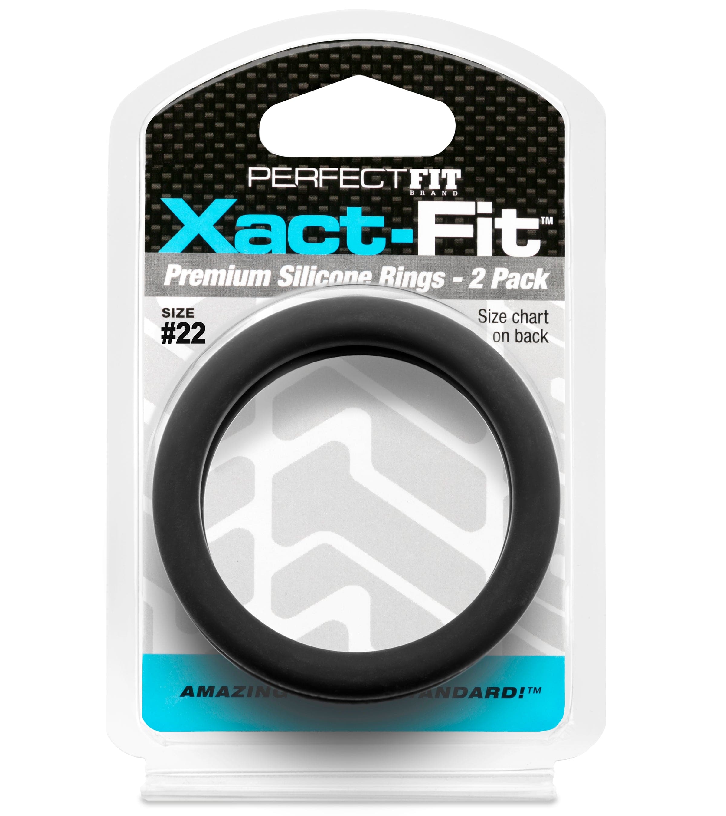Xact Fit Number 22 2.2 Inch Cock Rings 2 Pack Secondary image