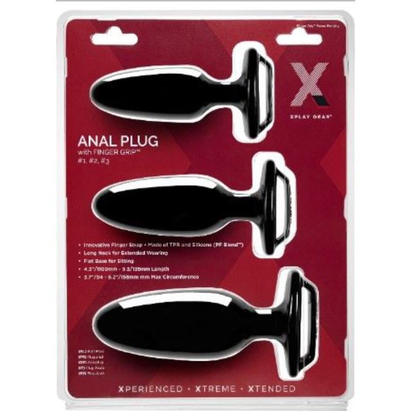 Xplay Finger Grip Plug Starter Kit Experience > Anal Range > Butt Plug Kits