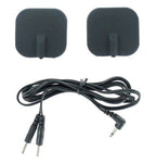 Zeus Deluxe Black Electro Pads Pack of Two E-STIM TOYS