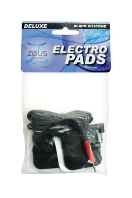 Zeus Deluxe Black Electro Pads Pack of Two Secondary image